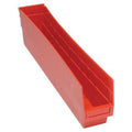 23-5/8" L x 4-1/8" W x 6" Hgt. Red Quantum® Store-More Shelf Bin