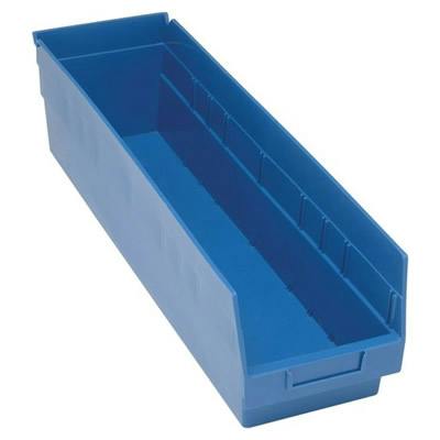 23-5/8" L x 6-5/8" W x 6" Hgt. Blue Quantum® Store-More Shelf Bin