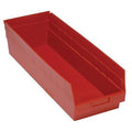 23-5/8" L x 8-3/8" W x 6" Hgt. Red Quantum® Store-More Shelf Bin