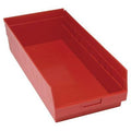 23-5/8" L x 11-1/8" W x 6" Hgt. Red Quantum® Store-More Shelf Bin