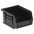 Black Quantum® Ultra Series Stack & Hang Bin - 5-3/8" L x 4-1/8" W x 3" Hgt.