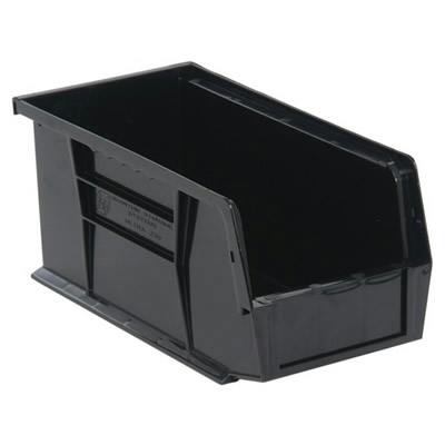 Black Quantum® Ultra Series Stack & Hang Bin - 10-7/8" L x 5-1/2" W x 5" Hgt.