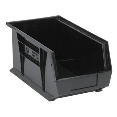 Black Quantum® Ultra Series Stack & Hang Bin - 14-3/4" L x 5-1/2" W x 5" Hgt.