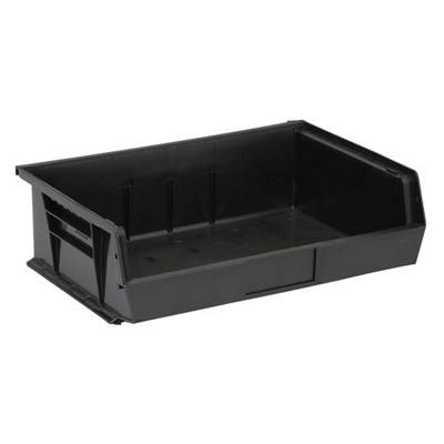Black Quantum® Ultra Series Stack & Hang Bin - 10-7/8" L x 16-1/2" W x 5" Hgt.