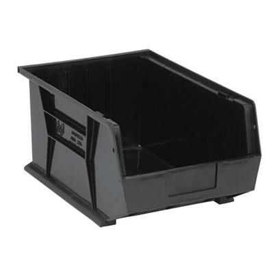 Black Quantum® Ultra Series Stack & Hang Bin - 16" L x 11" W x 8" Hgt.