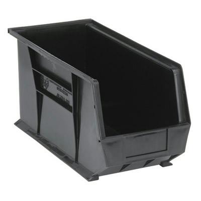 Black Quantum® Ultra Series Stack & Hang Bin - 18" L x 8-1/4" W x 9" Hgt.