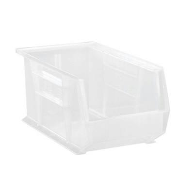 Quantum® Clear-View Ultra Series Stack & Hang Bin - 14-3/4" L x 8-1/4" W x 7" Hgt.