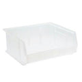 Quantum® Clear-View Ultra Series Stack & Hang Bin - 14-3/4" L x 16-1/2" W x 7" Hgt.