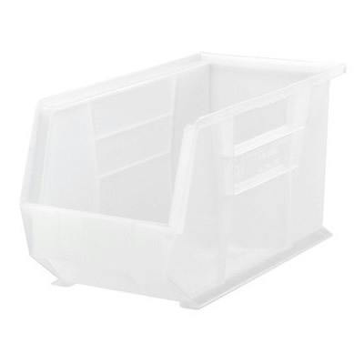 Quantum® Clear-View Ultra Series Stack & Hang Bin - 18" L x 8-1/4" W x 9" Hgt.