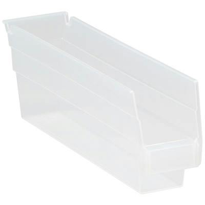 11-5/8" L x 2-3/4" W x 4" Hgt. Quantum® Clear Economy Shelf Bin