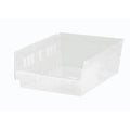 11-5/8" L x 8-3/8" W x 4" Hgt. Quantum® Clear Economy Shelf Bin