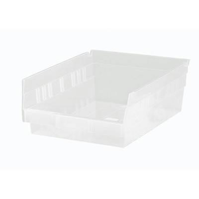 11-5/8" L x 8-3/8" W x 4" Hgt. Quantum® Clear Economy Shelf Bin