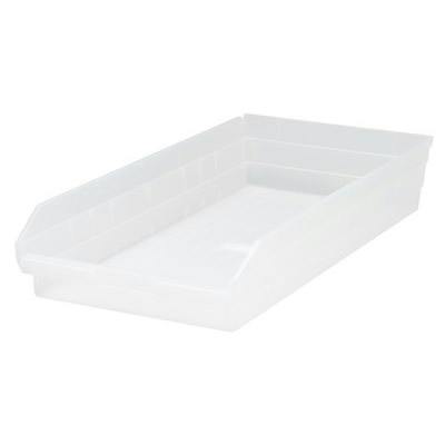 23-5/8" L x 11-1/8" W x 4" Hgt. Quantum® Clear Economy Shelf Bin