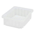 Clear Dividable Grid Container - 10-7/8" L x 8-1/4" W x 3-1/2" Hgt.