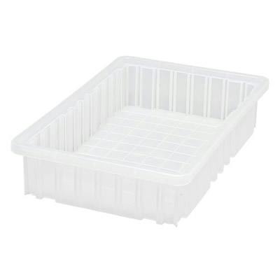 Clear Dividable Grid Container - 16-1/2" L x 10-7/8" W x 3-1/2" Hgt.