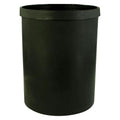55 Gallon Black LLDPE Cylindrical Tamco® Heavy-Wall Graduated Tank with External Flange - 24" Dia. x 31" Hgt. (Cover Sold Separately)