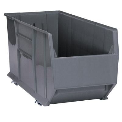 41-7/8" L x 16-1/2" W x 17-1/2" Hgt. Quantum® Gray Mobile RackBin™