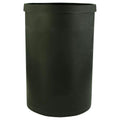 65 Gallon Black LLDPE Cylindrical Tamco® Heavy-Wall Graduated Tank with External Flange - 24" Dia. x 36" Hgt. (Cover Sold Separately)