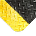 3' x 5' Black & Yellow Diamond-Plate Anti-Fatigue Mat