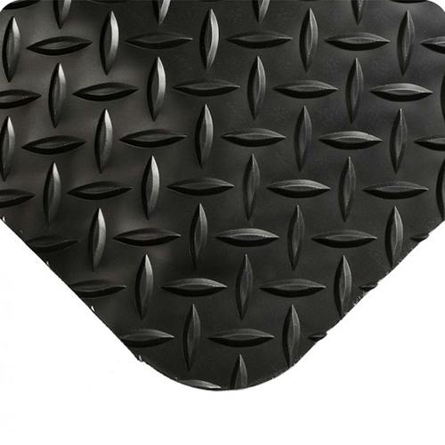 3' x 5' Black Diamond-Plate Anti-Fatigue Mat