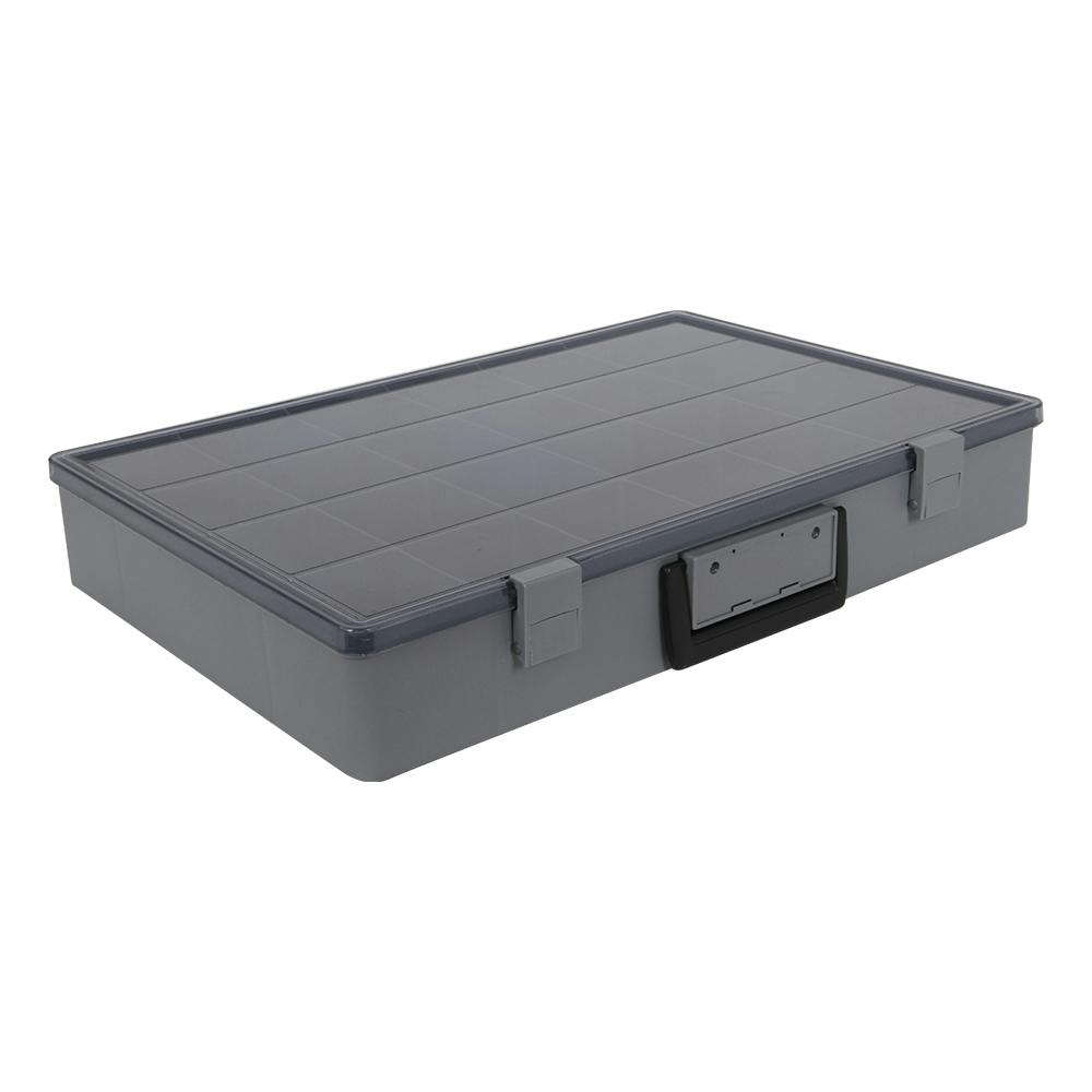 Satchel-Style Case with 21 Compartments - 18-1/2" L x 13" W x 3" Hgt.