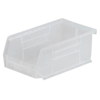 7-3/8" L x 4-1/8" W x 3" Hgt. OD Clear Storage Bin