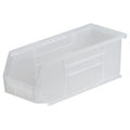 10-7/8" L x 4-1/8" W x 4" Hgt. OD Clear Storage Bin