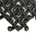 Black ErgoDeck Safety System with No-Slip Open Cleats