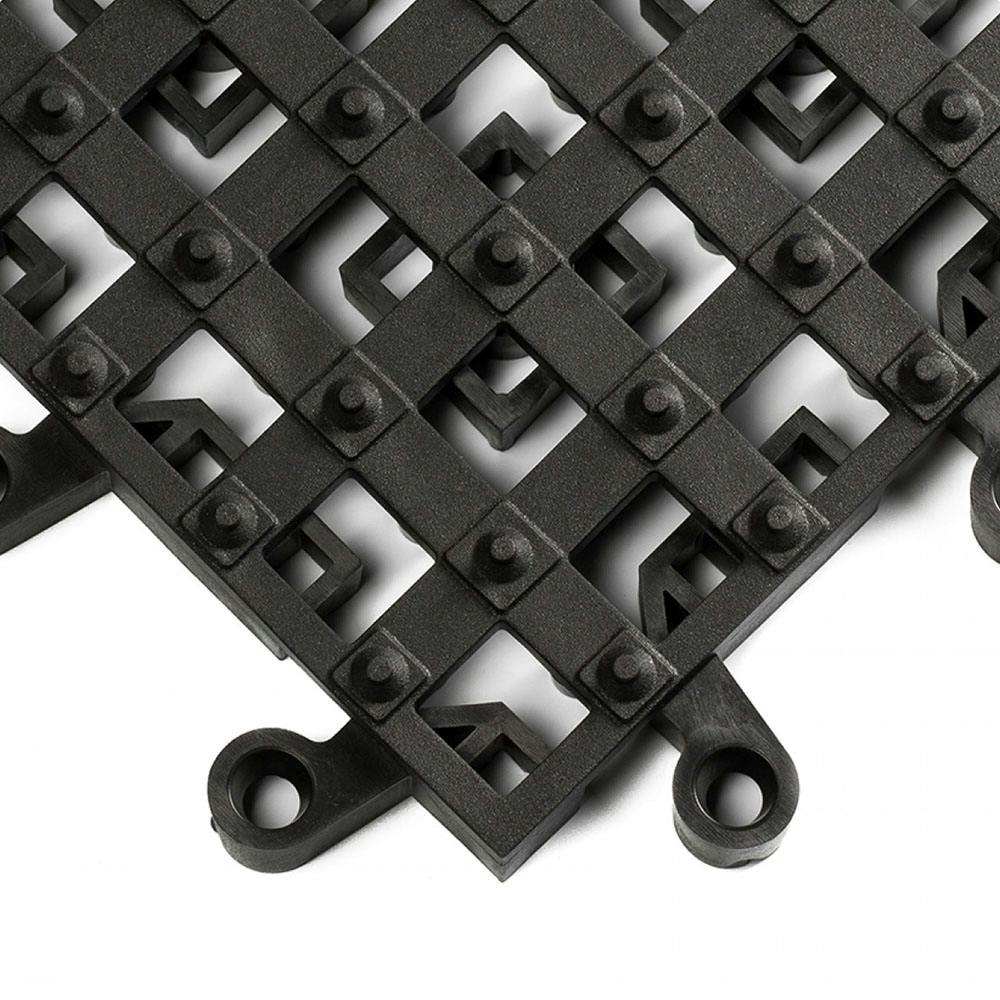 Black ErgoDeck Safety System with No-Slip Open Cleats