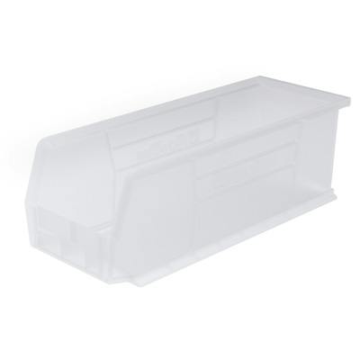 14-3/4" L x 5-1/2" W x 5" Hgt. OD Clear Storage Bin