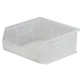 10-7/8" L x 11" W x 5" Hgt. OD Clear Storage Bin