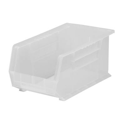 14-3/4" L x 8-1/4" W x 7" Hgt. OD Clear Storage Bin