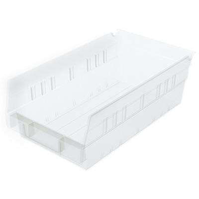 11-5/8" L x 6-5/8" W x 4" Hgt. OD Akro-Mils® Clear Storage Shelf Bin