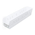 17-7/8" L x 4-1/8" W x 4" Hgt. OD Akro-Mils® Clear Storage Shelf Bin
