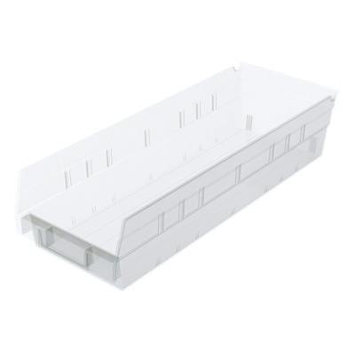 17-7/8" L x 6-5/8" W x 4" Hgt. OD Akro-Mils® Clear Storage Shelf Bin