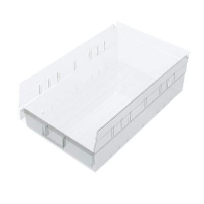 17-7/8" L x 8-3/8" W x 4" Hgt. OD Akro-Mils® Clear Storage Shelf Bin