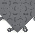 Charcoal Gray Diamond Plate ErgoDeck Safety System