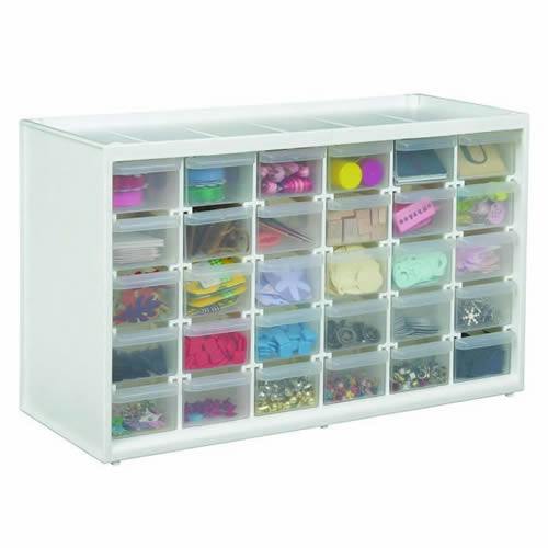 Store-In-Drawer™ Small 30 Drawer Cabinet - 14.375" L x 6" W x 8.75" Hgt.