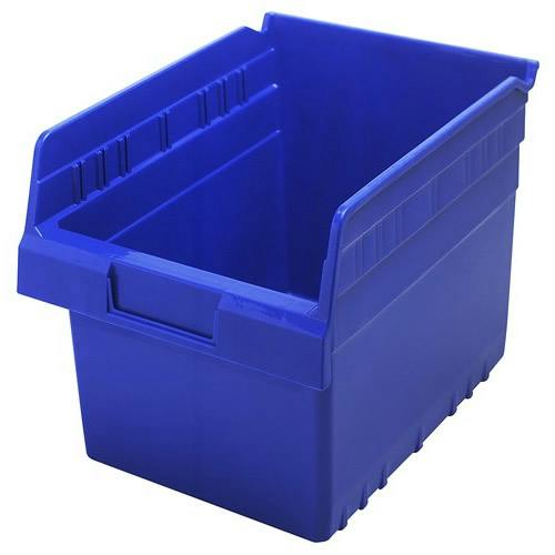 11-5/8" L x 8-3/8" W x 8" Hgt. Blue Store-Max Shelf Bin