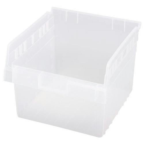 11-5/8" L x 11-1/8" W x 8" Hgt. Clear Store-Max Shelf Bin