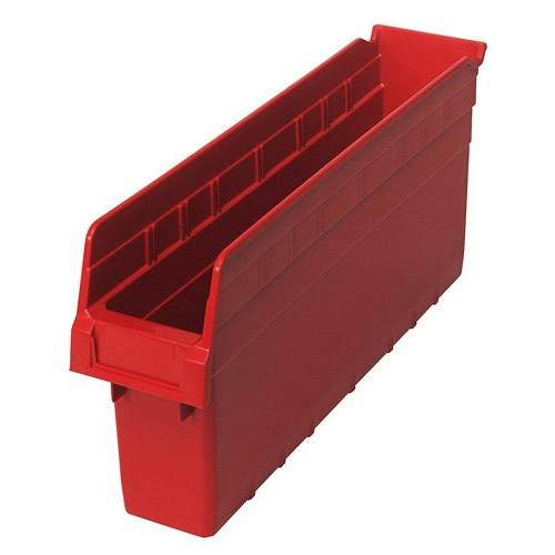 17-7/8" L x 4-1/8" W x 8" Hgt. Red Store-Max Shelf Bin