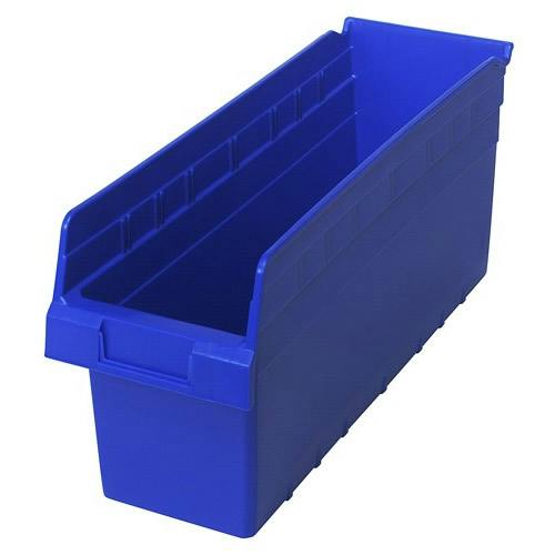 17-7/8" L x 6-5/8" W x 8" Hgt. Blue Store-Max Shelf Bin