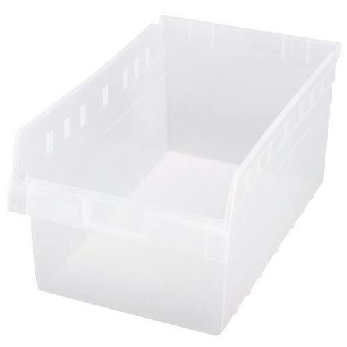 17-7/8" L x 11-1/8" W x 8" Hgt. Clear Store-Max Shelf Bin