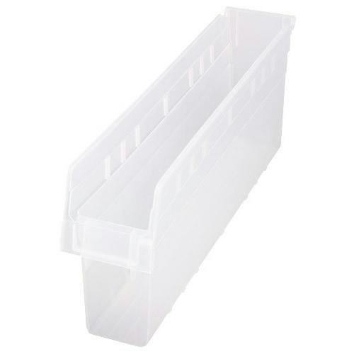 23-5/8" L x 4-1/8" W x 8" Hgt. Clear Store-Max Shelf Bin