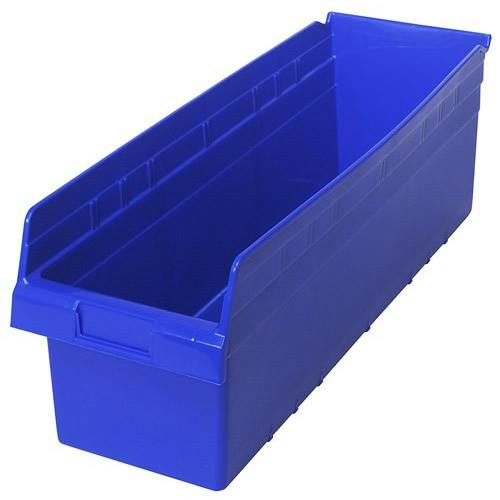 23-5/8" L x 8-3/8" W x 8" Hgt. Blue Store-Max Shelf Bin