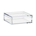 Clear Polystyrene Box with Tall Lid - 2" L x 2" W x 3/4" Hgt. (Case of 16)