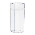 Clear Polystyrene Box with Tall Lid - 2-5/16" L x 2-5/16" W x 6-3/16" Hgt. (Case of 15)