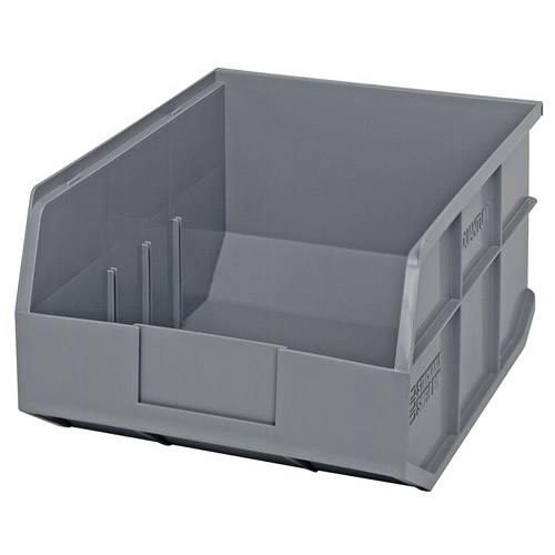 14" L x 11" W x 7" Hgt. Quantum® Gray Stackable Shelf Bin