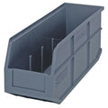18" L x 6" W x 7" Hgt. Quantum® Gray Stackable Shelf Bin