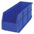 18" L x 6" W x 7" Hgt. Quantum® Blue Stackable Shelf Bin